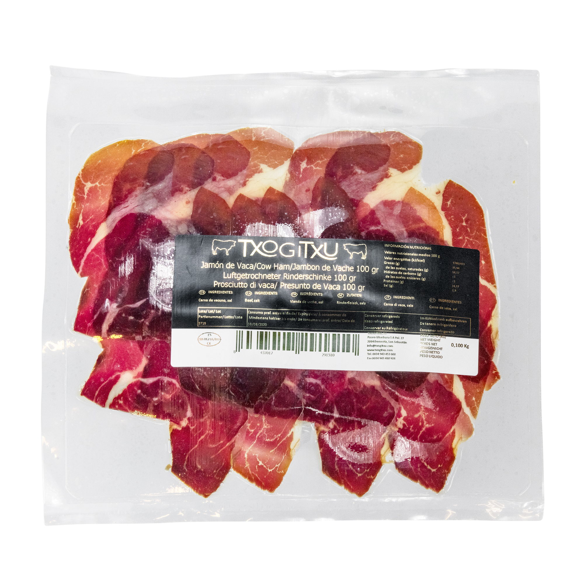 Txogitxu Beef Schinken 100g