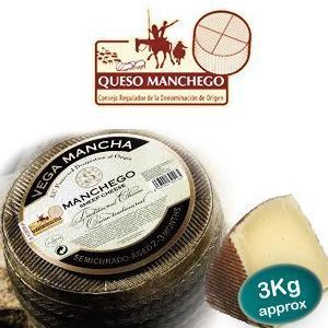 Manchego Vega Mancha D.O.P. ca. 3,2 kg Laib