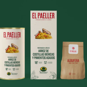 Ibérico Schweinerippchen Paella Meal Kit 3 Portionen